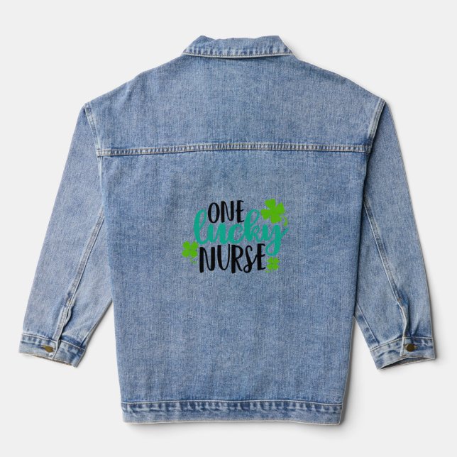 One Lucky Nurse Denim Jacket (Back)