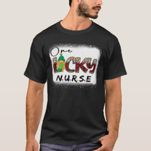 One Lucky Nurse Gnomy Bleached St Patrick For Wome T-Shirt