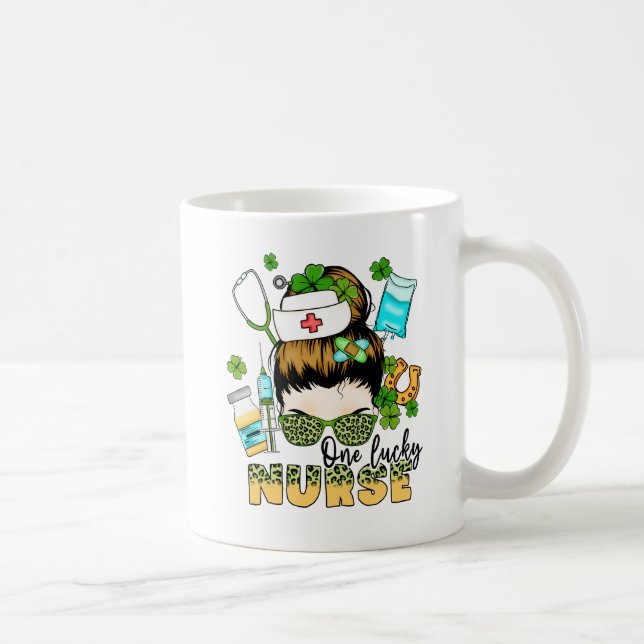 One Lucky Nurse St. Patrick's Coffee Mug (Right)