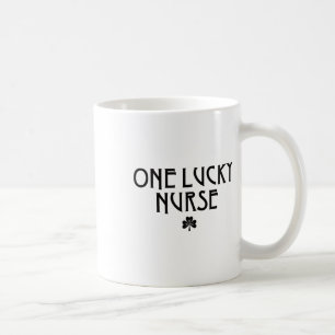 One Lucky Nurse St Patricks Day Nurse Coffee Mug