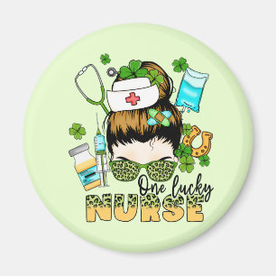 One Lucky Nurse St. Patrick's Magnet