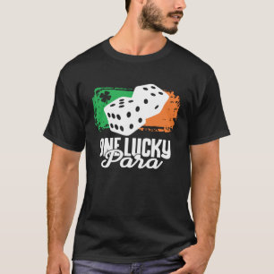 One Lucky Para Dice Game  Family Group Matching T-Shirt