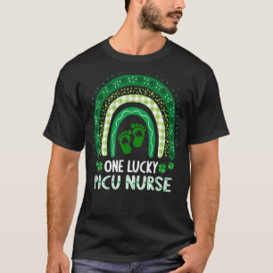 One Lucky Picu Nurse Women Peds Paediatrics Rn St  T-Shirt