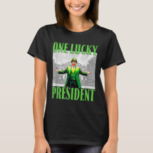One Lucky President Trump St Patricks Day Irish Sh T-Shirt
