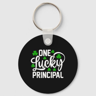 One Lucky Principal Funny St Patricks Day Key Ring