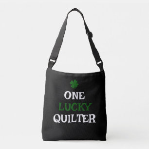 One Lucky Quilter St Patricks Day Irish Quilting Crossbody Bag