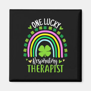 One Lucky Respiratory Therapist Rainbow St Patrick Magnet