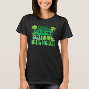 One Lucky School Social Worker St Patrick s Day Gr T-Shirt
