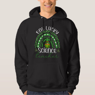 One Lucky Science Teacher Gnomes St. Patrick's Day Hoodie