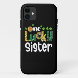 One Lucky Sister Matching Family St Patrick's Day iPhone 11 Case