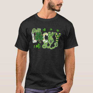 One Lucky SLP Shamrocks St Patrick's Day T-Shirt