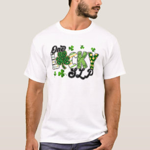One Lucky SLP Shamrocks St Patrick's Day T-Shirt