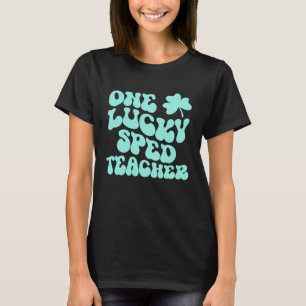 One Lucky SPED Teacher St Patrick's Day Teacher Gr T-Shirt
