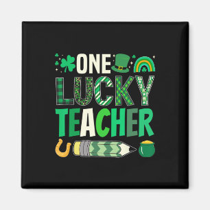 One Lucky Teacher Funny Irish St Patricks Day Scho Magnet
