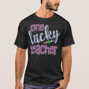 One Lucky Teacher Happy Easter Day 1 T-Shirt