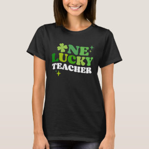 One Lucky Teacher Irish C St Patrick's Day T-Shirt
