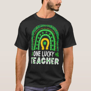 One Lucky Teacher St Patrick S Day Funny T-Shirt
