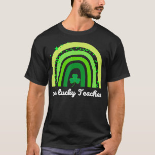 One Lucky Teacher St Patricks Day Shamrock Kinderg T-Shirt
