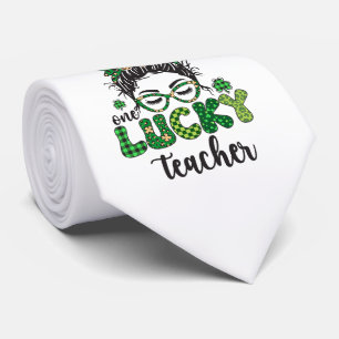 One Lucky Teacher - St. Patrick's Day Tie