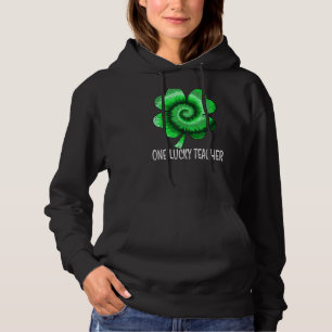 One Lucky Teacher St Patricku2019s Day Irish Shamr Hoodie