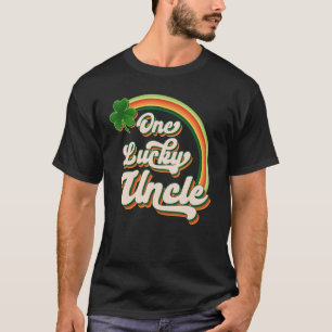 One Lucky Uncle Irish C St Patrick's Day Vintage T-Shirt