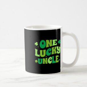 One Lucky Uncle St Patrick's Day Green Shamrock Ir Coffee Mug