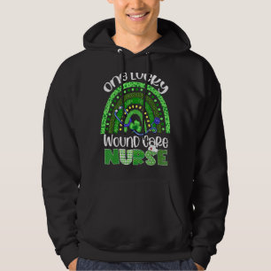 One Lucky Wound Care Nurse Stethoscope St Patrick Hoodie