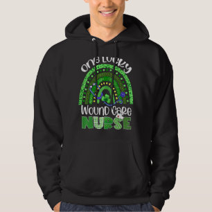 One Lucky Wound Care Nurse Stethoscope St Patrick  Hoodie