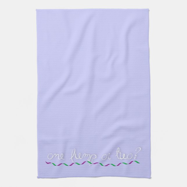 One Lump or Two? Tea Towel (Vertical)