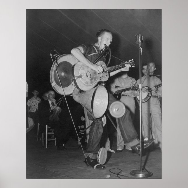 One Man Band, 1938. Vintage Photo Poster (Front)