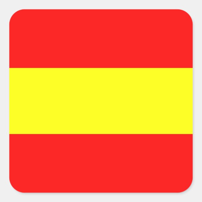 one maritime nautical alphabet number symbol flag  square sticker (Front)