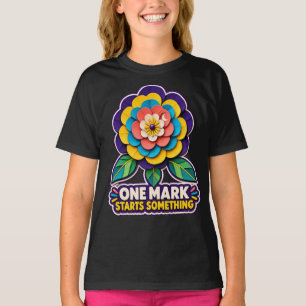 One Mark Creative Learning Paper Flower T-Shirt