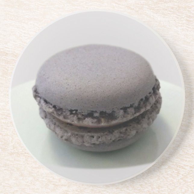 one mauve macaron coaster (Front)