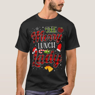 One merry Lunch Lady Christmas Funny Xmas T-Shirt