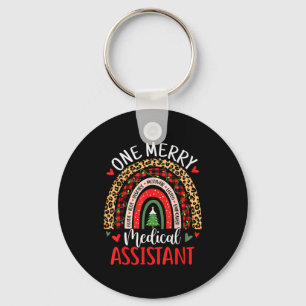 One Merry Medical Istant Rainbow Christmas Cma Nur Key Ring