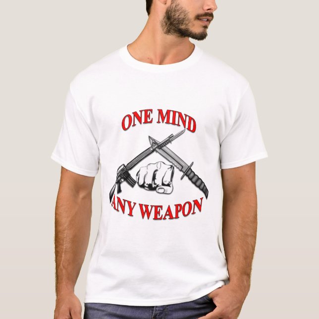 One Mind Any Weapon MCMAP T-Shirt (Front)