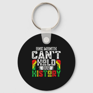 One Month Cant Hold Our History African Black His Key Ring