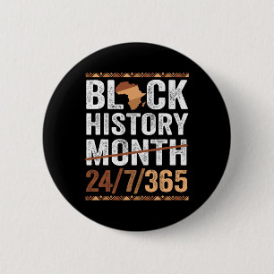 One Month Can't Hold Our History Black History Mon 6 Cm Round Badge