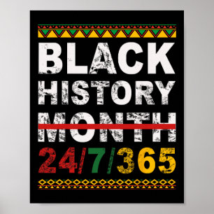 One Month Can't Hold Our History Black History Mon Poster