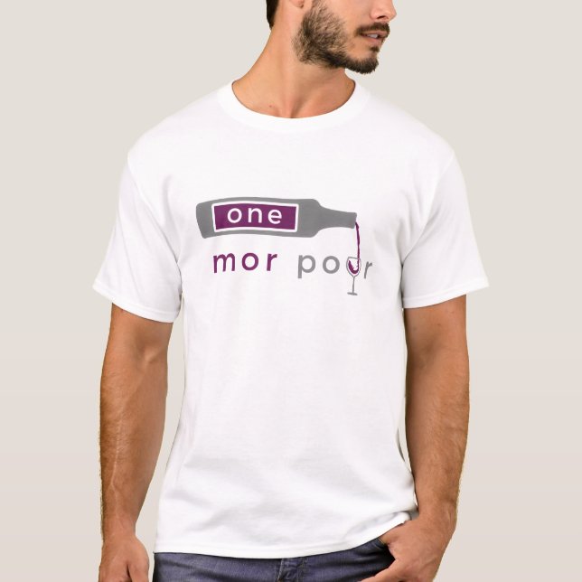 One Mor Pour men's comfy tees (Front)
