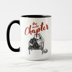 One More Chapter Book Lover Girl Reading Mug