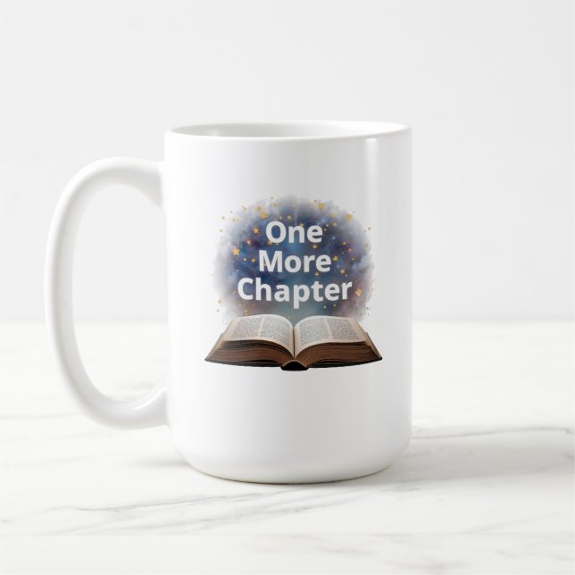 One More Chapter Book Lovers Reading Magic Coffee Mug (Left)