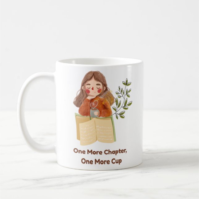 One More Chapter, One More Cup | Cosy Book Mug (Left)