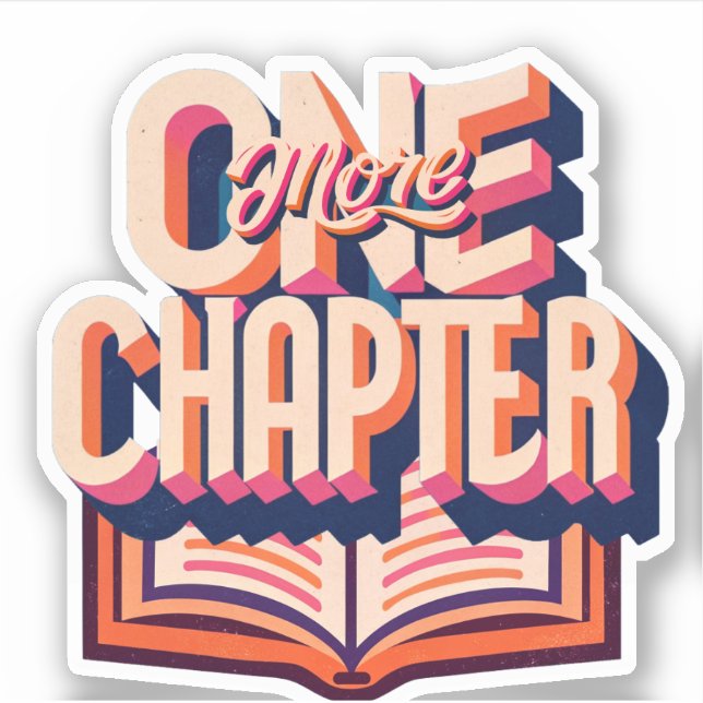One More Chapter Reading Books reading theme (Front)