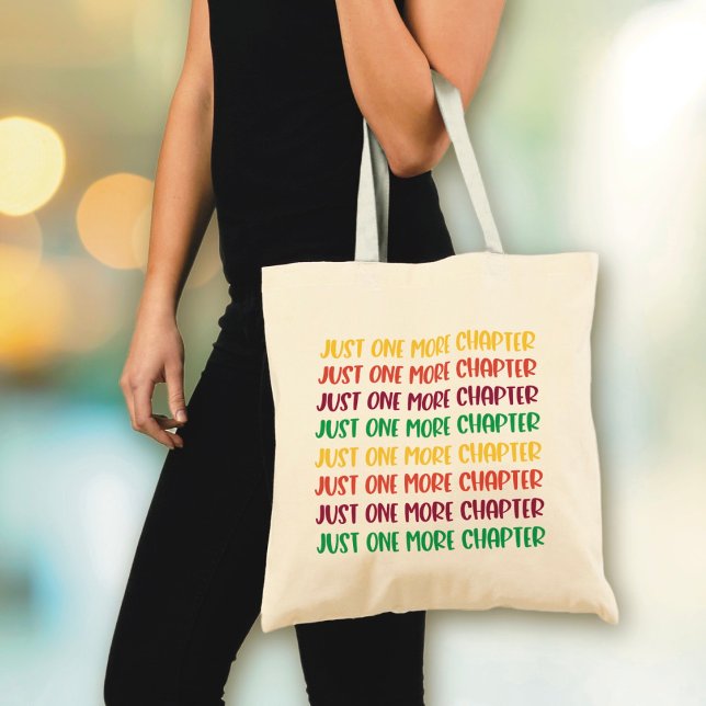 One More Chapter Reading Books Tote Bag (Creator Uploaded)