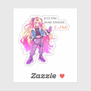 One more episode ( ... I lied) Anime Sticker