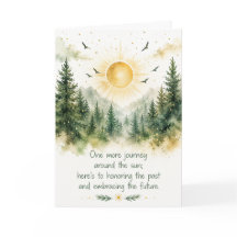 One More Journey Around the Sun Birthday Card