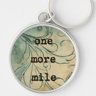 One More Mile keychain for runners