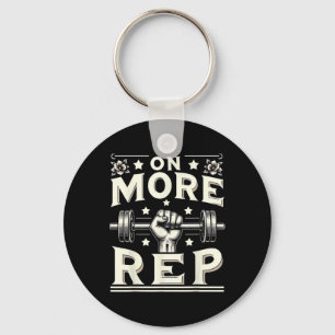 One More Rep Barbell Bodybuilding 1  Key Ring