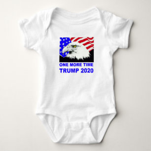 One More Time Trump 2020 kids clothes Baby Bodysuit